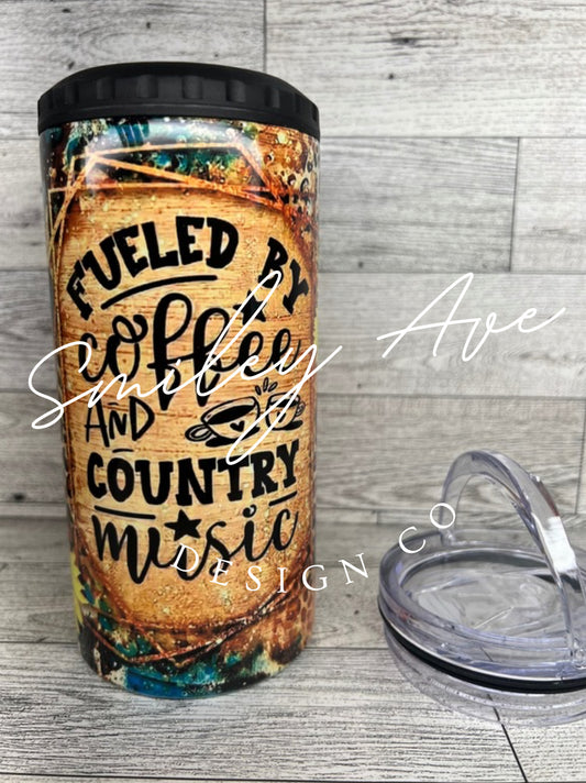 Country and Coffee 4 in 1 Koozie